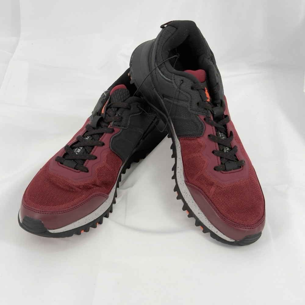 New Avia Mens Ultra Cantilever Trail Running Hiking Shoes Burgundy Black Sz 10.5